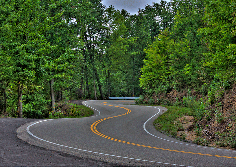 Print of Picnic Table Turn